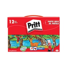 Pritt Çantalı Pastel Boya Vinly Ambalaj 12'li - 8 Adet Tarı
