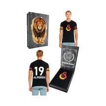 Galatasaray Logo Baskı Yetişkin T-shirt İsme Özel & Kutu 001