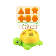 Bul-tak Oyunu Duyusal Kaplumbağa Zeka Eğitici Geometrik Şekiller Bulmaca Bebek Oyuncak 4159