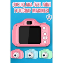 Çocuk Kamerası Dijital 1080p Hd Kaliteli Mini Fotoğraf Makinesi Profesyonel - Lisinya Çok Renkli