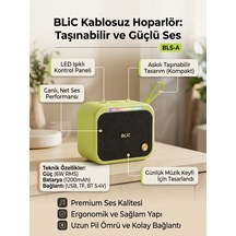 6w Rms Bluetooth 5.4 Taşınabilir Kablosuz Hoparlör - Bayi Depom