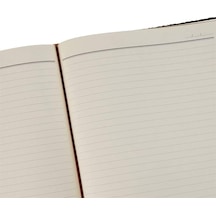 2k 4811 Defter 14x20 Cm. Çi Zgi Li 160 Yapraklı Suni Deri Hilton Desen Kapaklı Kahverengi, Kahverengi 103 Ivory