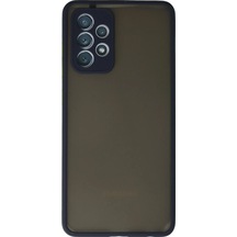 Muratech Newface Samsung Uyumlu Galaxy A72 Kılıf Montreal Silikon Kapak - Lacivert
