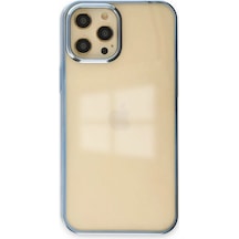 Apple, Uyumlu iPhone 12 Pro Max Kılıf Element Silikon - Mavi