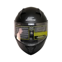 Motosiklet Çene Açılır Kask Güneş Vizörlü Ece 22.06 Sertifikalı New Motor Kaskı V2 Mat Black Siyah