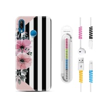 Huawei P20 Lite Kilif Kablo Koruyuculu Flowers 4 1390 544116015