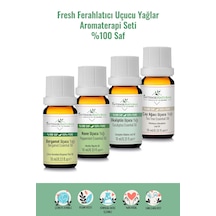 Intense Natural Bergamot + Çay Ağacı + Nane + Okaliptüs Uçucu Yağı 4 x 10 ML