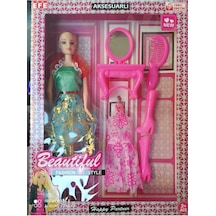 Efe Oyuncak Yedek Kıyafetli & Aksesuarlı Oyuncak Model Bebek Dilara 30 Cm