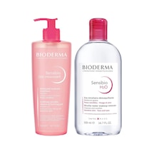 Bioderma Sensibio H2O & Bioderma Sensibio Gel Moussant Foaming Gel 500 x 500 ML 2'li