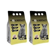 Çiçek Kokulu İnce Tane Topaklanan Kedi Kumu 10 Lt X 2 Adet Enerji Sınıfı A+++