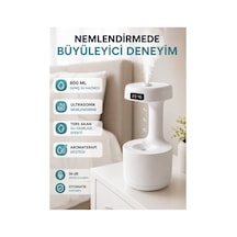 Astraltech Dekoratif Hava Nemlendirici 800 Ml Sessiz Aroma Difüzör Anti Yerçekimi Su Efektli