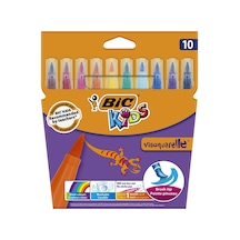 Bic Visa Fırça Uçlu Keçeli Boya Kalemi 10 Renk 828964 N11.19161
