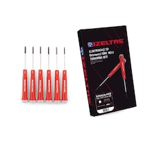 İzeltaş Elektronikçi Tip Klemens Torx Uçlu Tornavida Takımı 6 Parça 4530001006