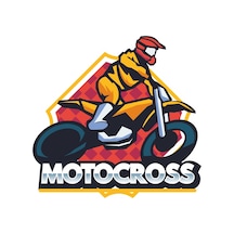 Motocross Motorcu Motosiklet Cross Motor Sticker 01852