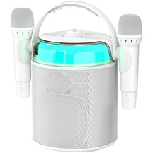 Earldom A30 Rgb Işıklı Karaoke Mikrofonlu Bluetooth Kablosuz Hoparlör