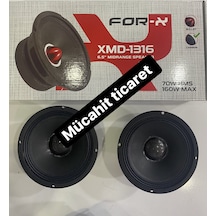 Forx Xmd-1316 16Cm Midrange 160Wat 70Rms Yeni Seri Kapaksız