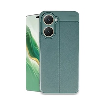 Vivo Y18 Uyumlu Kılıf Auto Focus Kapak - Koyu Yeşil