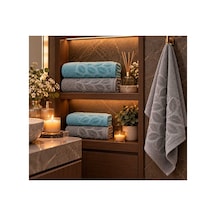 Nurpak Banyo Havlu Seti - Yasmina Tekstil 4 Parça Çok Renkli - 936094921 Çok Renkli