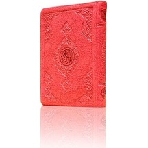 Çanta Boy Kur'An I Kerim Pembe Renk Kılıflı Mühürlü