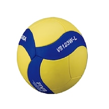 Mikasa VS123W-L Sentetik Deri Voleybol Topu Mavi Sarı Mavi - Sarı