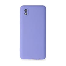 Samsung Galaxy A01 Core Kılıf First Silikon - Lila 0.2M-Çok Renkli