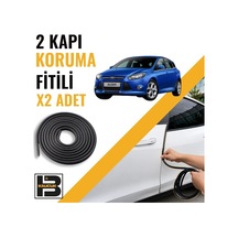 Ford Focus Hatchback 3.nesil Kapı Koruma Fitili-iki Kapı-siyah-bm0957