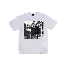 Stoned&Fame Gazi Mustafa Kemal Atatürk Tişört Baskılı T-shirt Beyaz