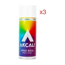 Sprey Boya 3'lü Set (Boncuk Mavi 324 - 400 ml / 3 Adet Sprey Boya