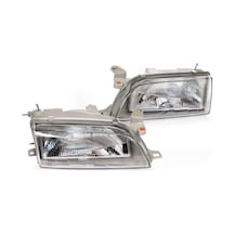 Toyota Corolla Uyumlu Ae101 Kasa Sağ Sol Ön Far Takımı 1993-1997 Depo