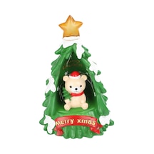 Suntek Işıklı Yılbaşı Süsü Masaüstü Heykeli Oturma Ayı