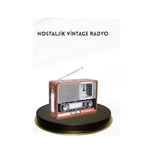 Nostaljik Radyo Şık Dekoratif Tasarım Ve Güvenli