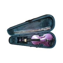 Idol Simli Lila Renk 2/4 Tam Set Keman