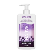 Native Boba Cafe Coconut Ube 2'si 1 Arada Nemlendirici Şampuan Ve Saç Kremi 487ml
