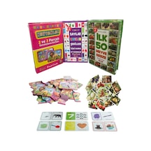 Okul Öncesi Eğitici 3 Lü Set Hayvanlar, Kavramlar Ve Meyve-sebze Kartları 3+