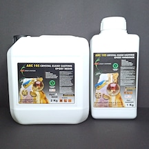 Epoksi Reçine Ultra Şeffaf Hobi Epoksi Seti Arc105 3 Kg Set