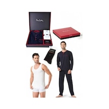 Pierre Cardin Erkek Çeyiz Set Takım 6lı Siyah 001