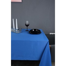 Twill Masa Örtüsü Saks Mavisi-672 - 150x220