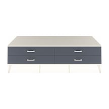 Kronos Tv Ünitesi 4 Çekmeceli 176x59x51 Antrasit-aytaşı/antrasit Aytası/antrasıt