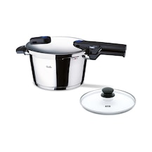 Fissler Vitaquick Bluepoint 6 Litre Düdüklü Tencere + Cam Kapak