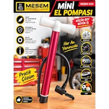 Meşem Mini El Pompası Kırmızı