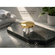 Lavabo Su Taşma Yüzüğü Parlak Altın