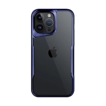 Apple iPhone  Uyumlu,  16 Pro Kılıf Boyi Silikon Kapak - Lacivert