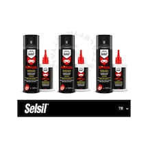 Selsil Ninja Süper Hızlı Yapıştırıcı 400 Ml 3 Adet 290 ML