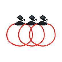 Maroces 3 Adet Mr-237d-2 Kablolu Bıçak Mini Sigorta Yuvası