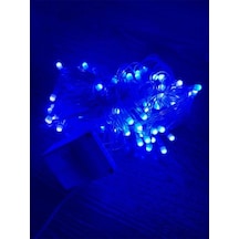 Ers 10m 100 Led Damla Uçlu Mavi Işık Şeffaf Kablo Mz-17-6 Çok Renkli
