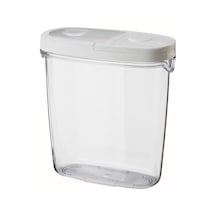 Vakumlu Kapaklı Saklama Kabı Beyaz Silikon Kauçuk Beyaz 8x18 Cm 1 Adet Orta Boy