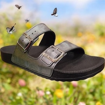 Ceyo Bahama-18 Kadın Platin Kadın Terlik Platin