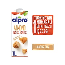 Alpro Şekersiz Badem İçeceği 1 Lt X 6 Adet
