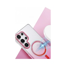 Samsung Galaxy S23 Ultra Glossy Magsafe Kapak - Çöl Titanyum