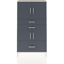 Arges Dolap 3 Raflı 3 Çekmeceli 4 Kapaklı 88x30x163 Aytaşı-an... Aytaşı